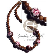 8mm round robles wood beads