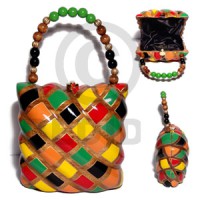 Collectible handcarved laminated acacia