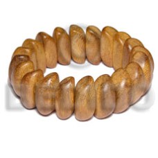 Bayong elastic wood bangle