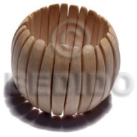 Elastic ambabawod wood bangle