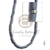 Pastel blue wood tube