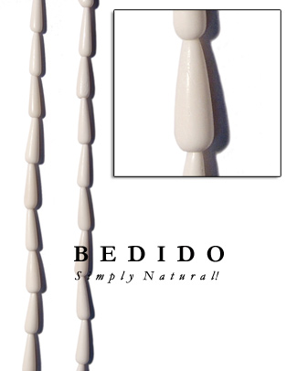 Teardrop Bone Beads Bone Horn Beads Necklace