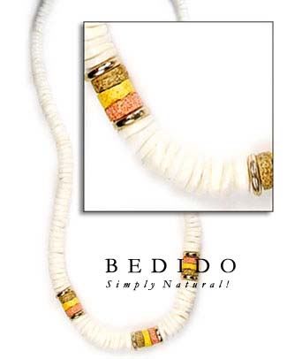 Graduated White Shell Necklaces Shell Necklace