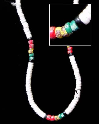 4-5 Mm White Heishi Shell Necklace