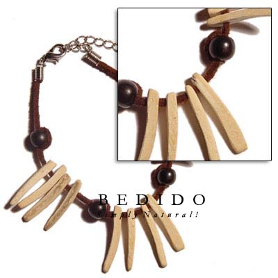 Bleached Coco Indian Stick Coco Bracelets