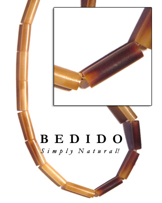 Tube Natural Horn Beads Bone Horn Beads Necklace