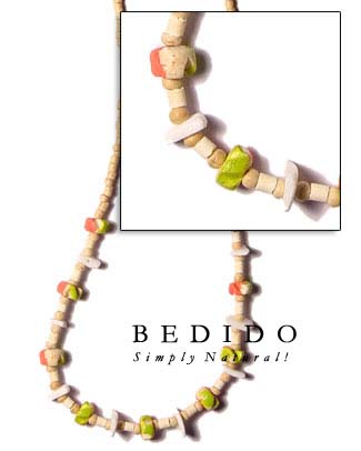Coco And Shell Alternate Natural Necklace