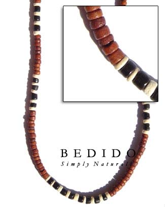 4-5 Mm Coco Pukalet Natural Necklace