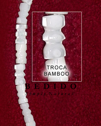 Troca Bamboo Shell Beads