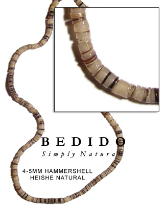 Natural Hammer Shell Beads
