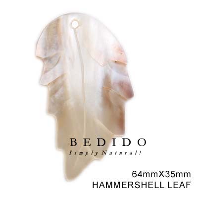 Hammer Shell Leaf Pendant Shell Pendants