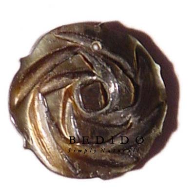 Rose Brownlip 20mm Pendants Shell Pendants