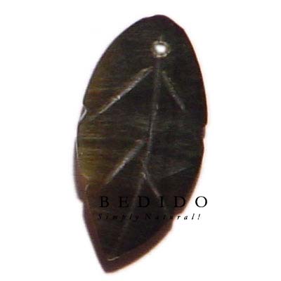 Blacklip Leaf 15mm Pendants Shell Pendants