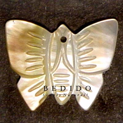 Butterfly MOP 40mm Pendants Shell Pendants