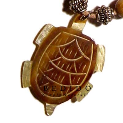 40mm MOP Turtle Carving Shell Pendants
