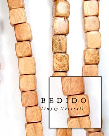 Bayong Dice Wood Beads Wood Beads Wooden Necklace