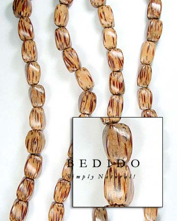 Palmwood Twist Woodbeads Wood Beads Wooden Necklace