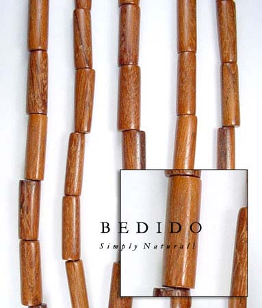 Bayong Tube Wood Beads Wood Beads Wooden Necklace