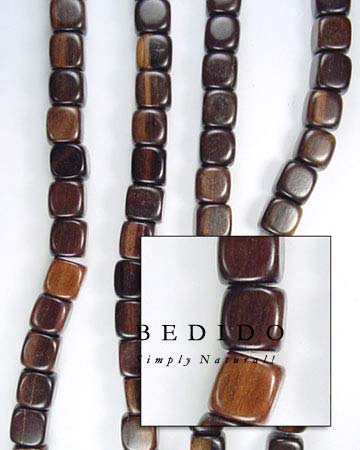 Camagong Cubes Wood Beads Wood Beads Wooden Necklace
