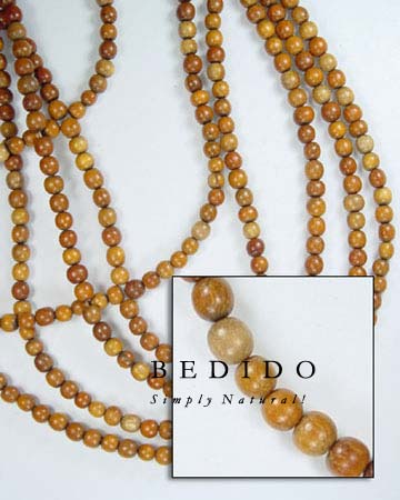 Nangka Wood Beads Wood Beads Wooden Necklace
