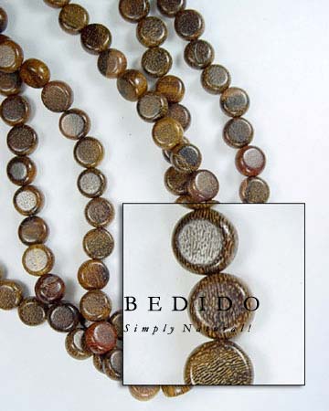 Robles Sidedrill Disc Woodbeads Wood Beads Wooden Necklace