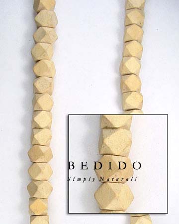 Natural White Wood With Wood Beads Wooden Necklace