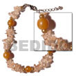Bone Bracelets Clear Stone Crystals In Bone Horn Bracelets Products - Cebujewelry.com