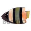 Brooch Inlayed Fish Black Tab Brooch Products - Cebujewelry.com
