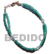 Cebu Anklets Coco Heishi With Pukalet Anklets Products - Cebujewelry.com
