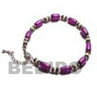 Cebu Anklets Ethnic Lavender Buri Natural Anklets Products - Cebujewelry.com