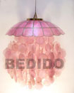 Cebu Capiz Shell Wind Chimes Parisian Old Rose Capiz Wind Chimes Products - Cebujewelry.com