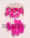 Cebu Capiz Shell Wind Chimes Angle Fish Pink Capiz Wind Chimes Products - Cebujewelry.com