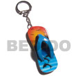 colorful beach slippers keychain Keychain