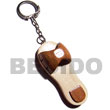 wooden beach sandals keychain Keychain