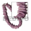 white rose dyed lilac Shell Bracelets