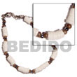 Cebu Shell Bracelets 4-5mm White Clam Heishi Shell Bracelets Products - Cebujewelry.com