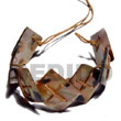 Cebu Shell Bracelets 7 Pcs. 20mmx20mm Brownlip Tiger Diamond In Products - Cebujewelry.com