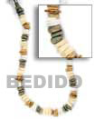 Cebu Shell Necklace Sq. Cut Khaki Necklace Shell Necklace Products - Cebujewelry.com