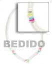 Cebu Shell Necklace Crazy Cut White Shell Shell Necklace Products - Cebujewelry.com