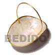 Cebu Souvenir Item Decorative Capiz Shell Hat Basket Gifts Sovenirs Give Away Products - Cebujewelry.com