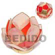 Cebu Souvenir Item Decorative Lotus Candle Holder Red Gifts Sovenirs Give Away Products - Cebujewelry.com