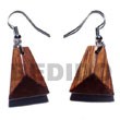 Cebu Wooden Earrings Dangling 20mmx17mm Wooden Earrings Products - Cebujewelry.com