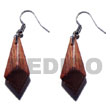 Cebu Wooden Earrings Dangling 30mmx13mm Wooden Earrings Products - Cebujewelry.com