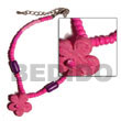 Coco Bracelets Fuschia Pink 2-3mm Coco Coco Bracelets Products - Cebujewelry.com