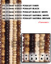 2-3mm coco pukalet black Coco Beads Coco Necklace