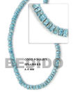 4-5mm coco blue splashing Coco Beads Coco Necklace