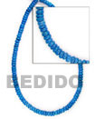 Coco Necklace 4-5mm Blue Coco Pukalet Coco Beads Coco Necklace Products - Cebujewelry.com