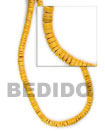 4-5mm mango yellow coco Coco Beads Coco Necklace