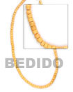 Coco Necklace 4-5mm Light Yellow Coco Coco Beads Coco Necklace Products - Cebujewelry.com