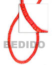 Coco Necklace 2-3mm Red Coco Heishi Coco Beads Coco Necklace Products - Cebujewelry.com